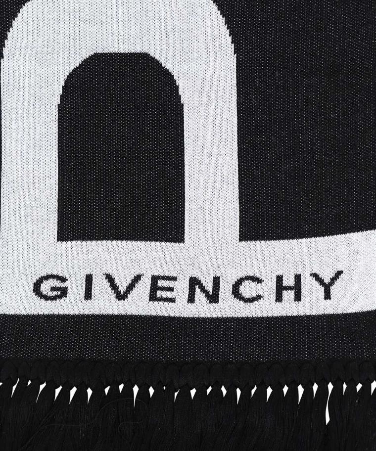 지방시 남성 스카프 Givenchy GV2516 U1839 FOOTBALL Scarf Black N05 GIVENCHY