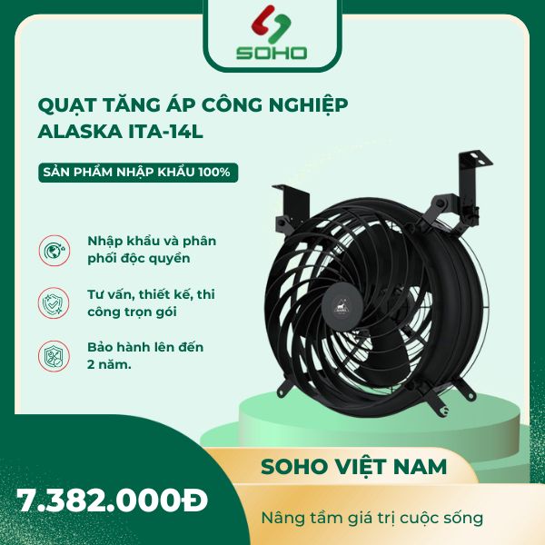Quạt Tăng Áp Công Nghiệp Alaska ITA-14L