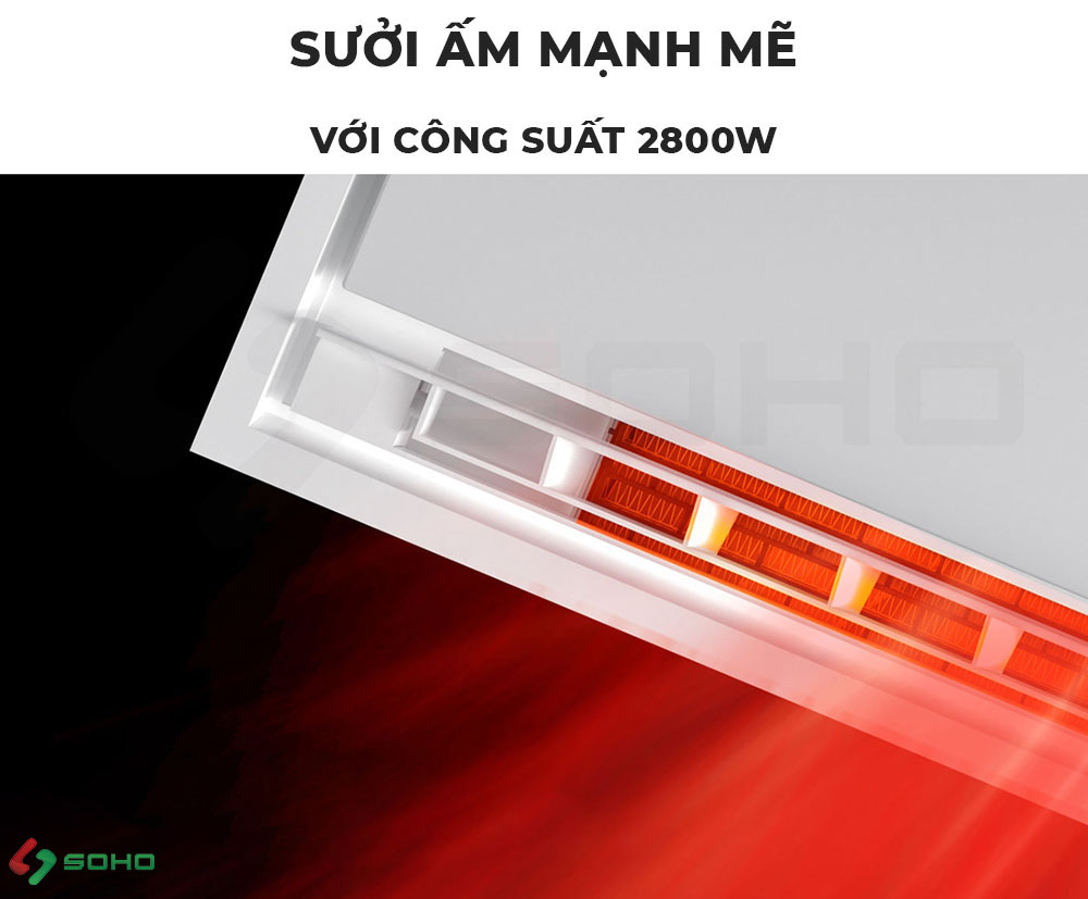 Quạt sưởi âm trần SOHO AIR Premium 3 Quạt sưởi âm trần SOHO AIR Premium - Ảnh 3