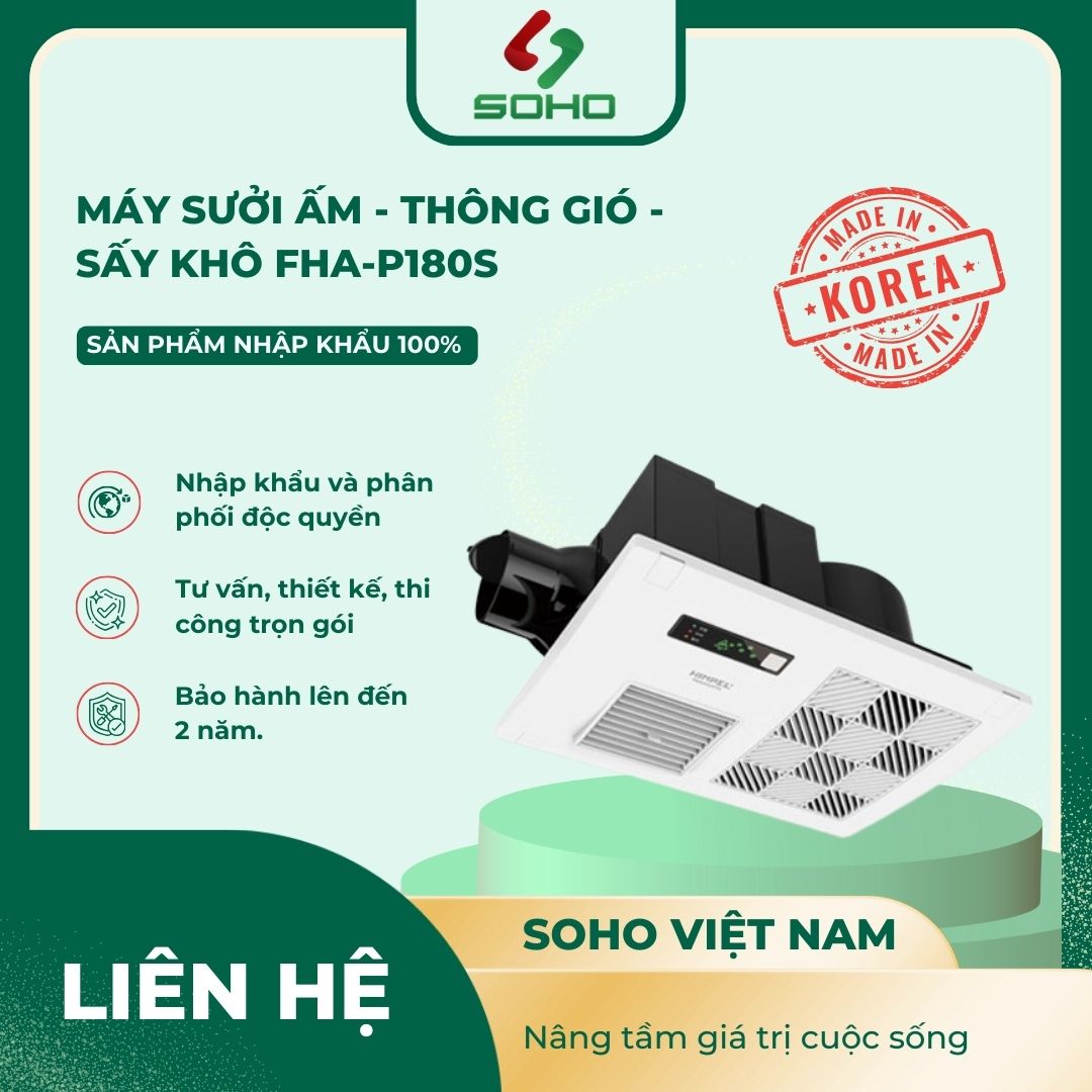Máy sưởi ấm - Thông gió - Sấy khô FHA-P180S 1 Máy sưởi ấm - Thông gió - Sấy khô FHA-P180S