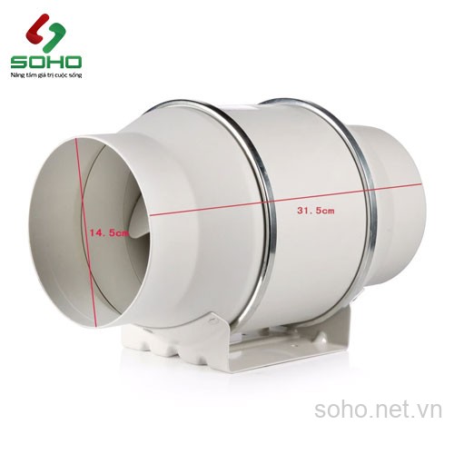 Quạt Thông Gió Đồng Trục Hon&Guan HF-150P 3 Quạt Thông Gió Đồng Trục Hon&Guan HF-150P - Ảnh 3