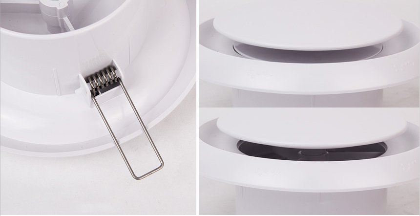 Miệng gió điều chỉnh lưu lượng gió Himpel DGS-100D 4 Miệng gió điều chỉnh lưu lượng gió Himpel DGS-100D - Ảnh 4