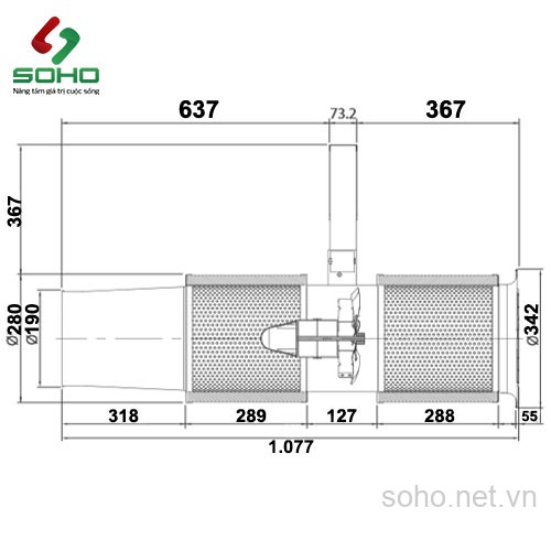 Quạt Hướng Trục Công Nghiệp Fanzic Jetfan TFZ-E20DSA 5 Quạt Hướng Trục Công Nghiệp Fanzic Jetfan TFZ-E20DSA - Ảnh 5