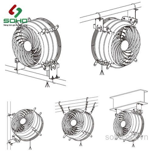 Quạt Tăng Áp Công Nghiệp Alaska ITA-14L 2 Quạt Tăng Áp Công Nghiệp Alaska ITA-14L - Ảnh 2