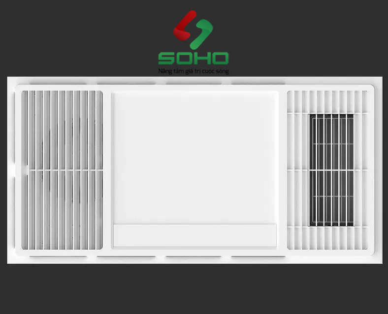 Quạt Sưởi Thông Gió Âm Trần SOHO SH004 2 Quạt Sưởi Thông Gió Âm Trần SOHO SH004 - Ảnh 2