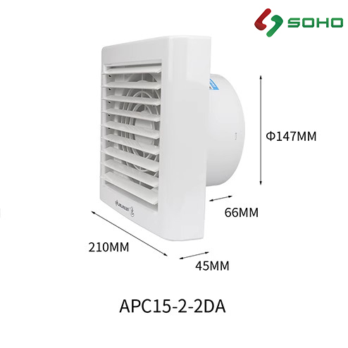Quạt thông gió gắn tường Jinling APC15-2-2DA 2 Quạt thông gió gắn tường Jinling APC15-2-2DA - Ảnh 2
