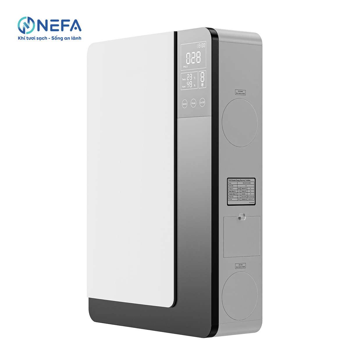 Máy Cấp Khí Tươi Treo Tường Nefa Airpro 1 Máy Cấp Khí Tươi Treo Tường Nefa Airpro