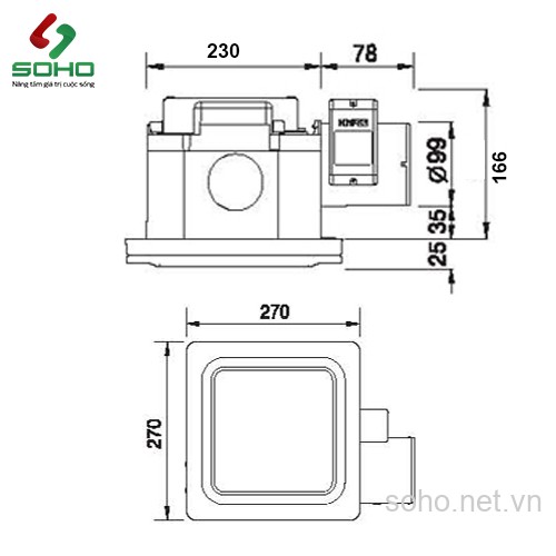 Quạt Thông Gió Kết Hợp Đèn Led Himpel FZD-L90SH 4 Quạt Thông Gió Kết Hợp Đèn Led Himpel FZD-L90SH - Ảnh 4