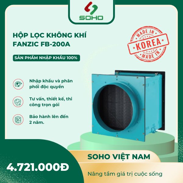Hộp lọc không khí Fanzic FB-200A