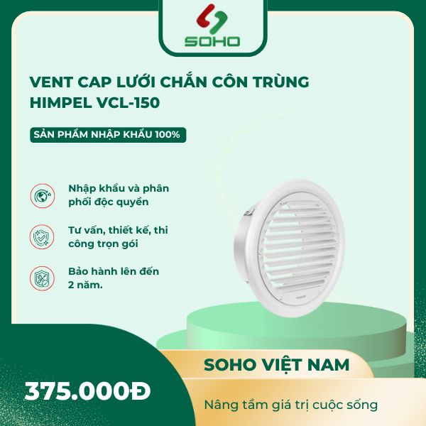 Vent cap lưới chắn côn trùng Himpel VCL-150