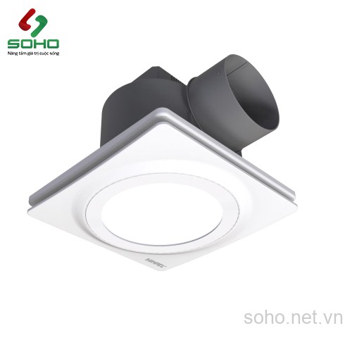 Quạt Thông Gió Âm Trần Đèn Led Himpel FFA-80L 4 Quạt Thông Gió Âm Trần Đèn Led Himpel FFA-80L - Ảnh 4