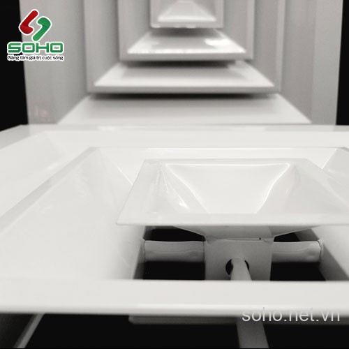 Miệng Gió Vuông Nan Nhôm Kích Thước 350x350 2 Miệng Gió Vuông Nan Nhôm Kích Thước 350x350 - Ảnh 2