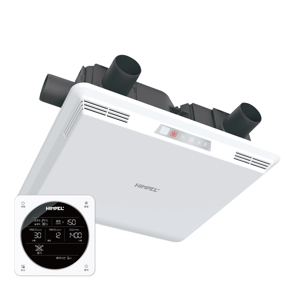 Máy Cấp Khí Tươi Thu Hồi Nhiệt Himpel HRD-100C 1 Máy Cấp Khí Tươi Thu Hồi Nhiệt Himpel HRD-100C