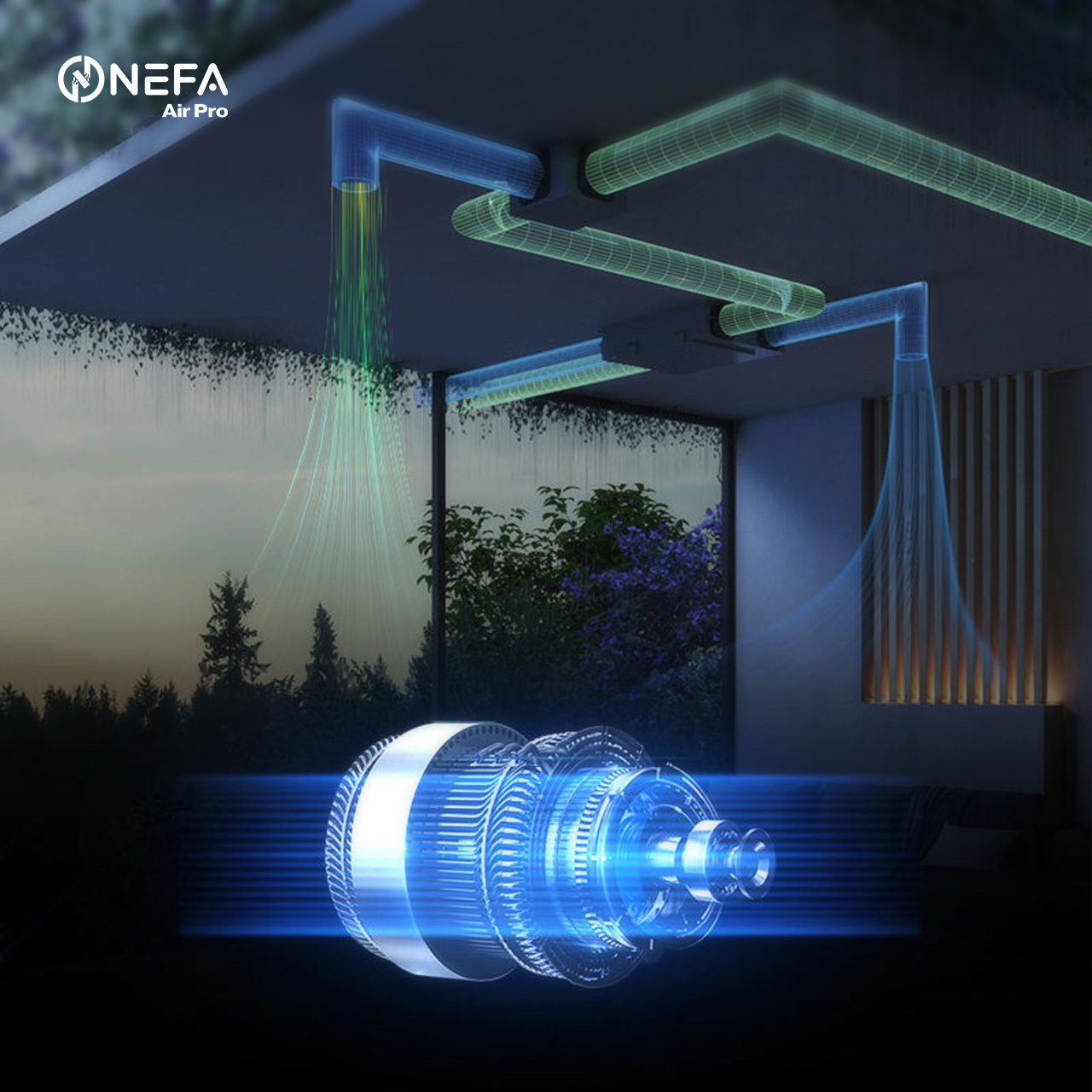 Máy Lọc Không Khí Cấp Khí Tươi Hồi Nhiệt Hút Ẩm Khử Nồm 3 Cơ Chế Hút Ẩm Chủ Động Bằng Chu Trình Nén Lạnh