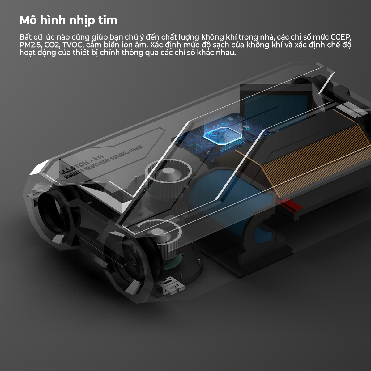 Máy Cấp Khí Tươi Vỏ Xốp Đúc Cửa Dưới NEFA 5 Anh 3