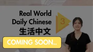 ShuoHao Real World Daily Chinese Book 3 video course