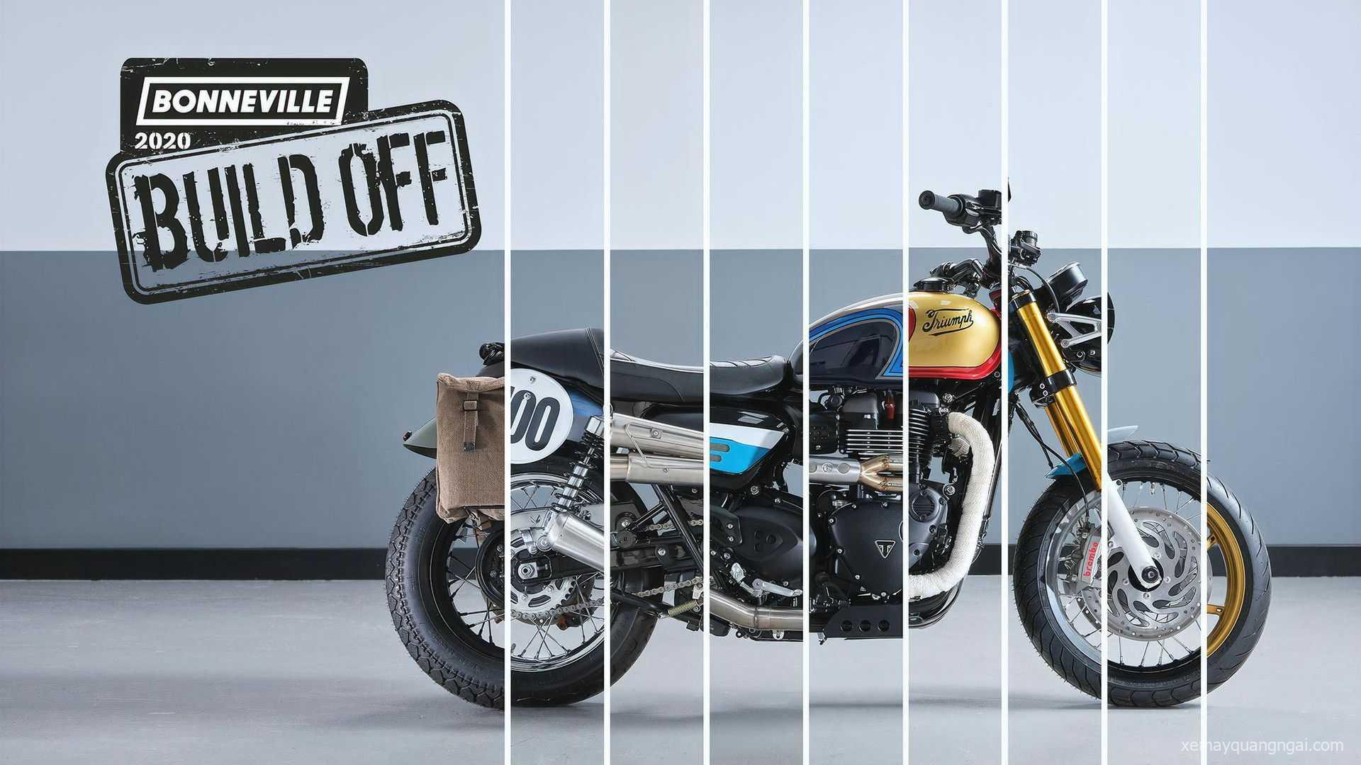 Bộ sưu tập Triumph Bonneville độ tuyệt đẹp tại cuộc thi Build-Off