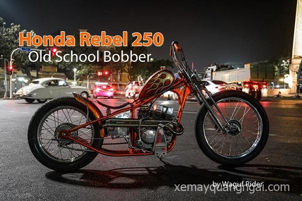 Honda Rebel 250 độ phong cách Chopper cực ngầu tại Thái Lan
