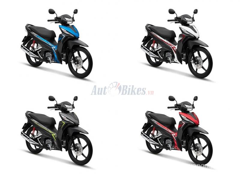 chi tiet 3 phien ban 4 mau sac cua honda wave rsx 2019