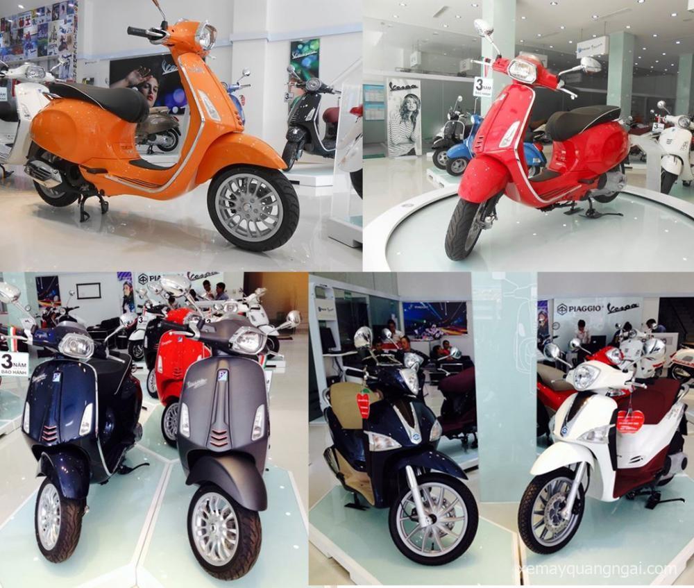 Một số dòng xe ga Piaggio phổ biến tại Việt Nam 