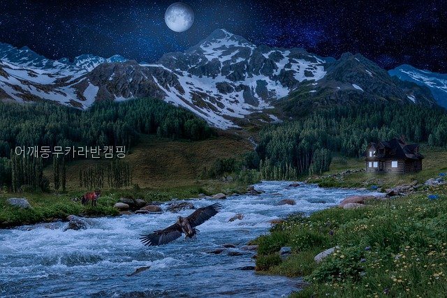 어깨동무 카라반 캠핑