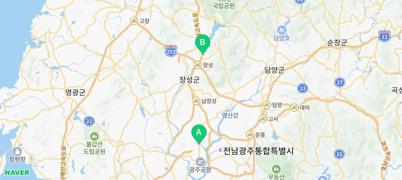 장성 맑은물 캠핑장