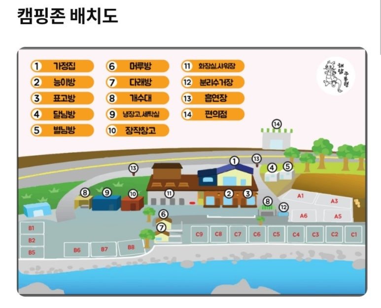 낙산해수욕장야영장 사진