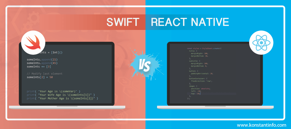 Swift vs React Native 2024 - Top Differences - Konstantinfo