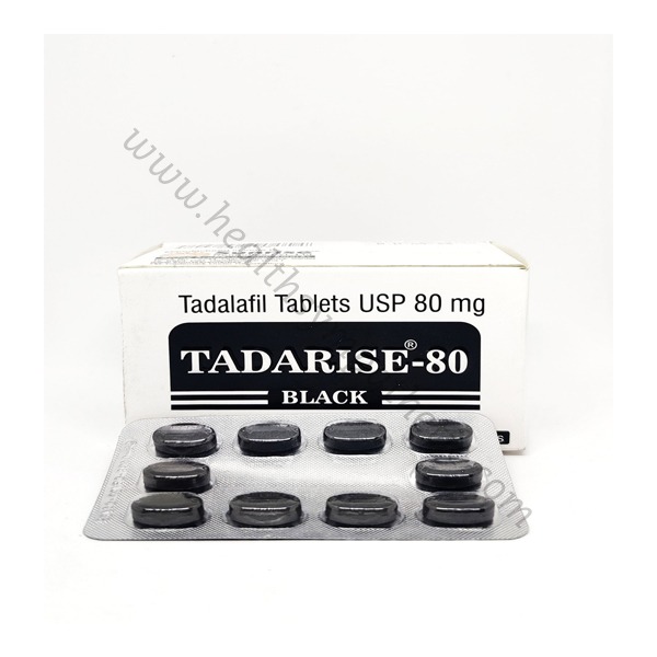 Tadarise Black 80 Mg: Buy Best Generic Pill To Control ED