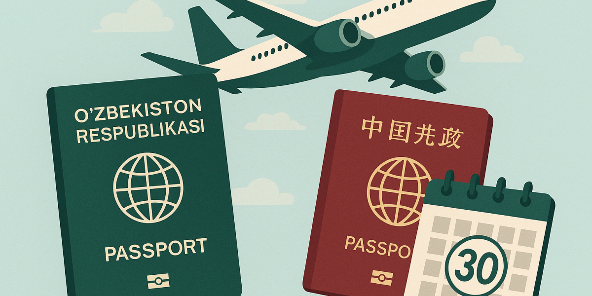 Uzbekistan & China Sign Visa-Free Travel Agreement – What Foreigners Need to Know