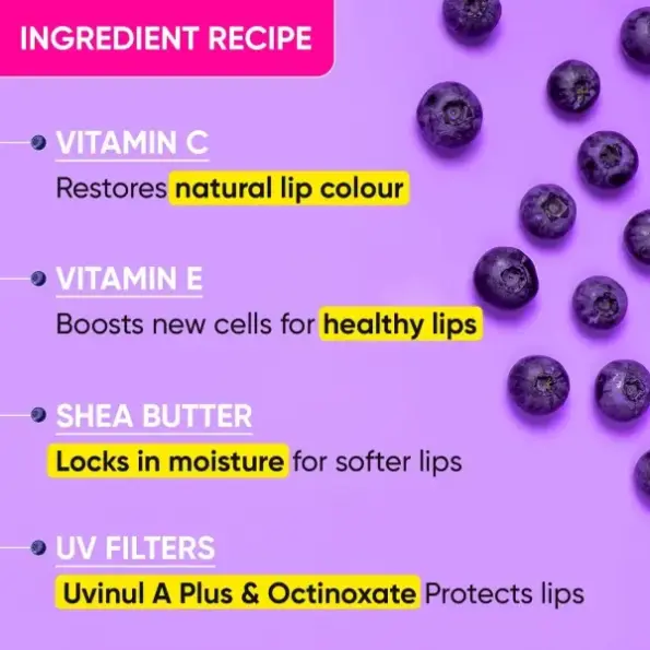DOT & KEY Lip Balm Vitamin C + E Spf 50 Glitter Bomb|Mess Free