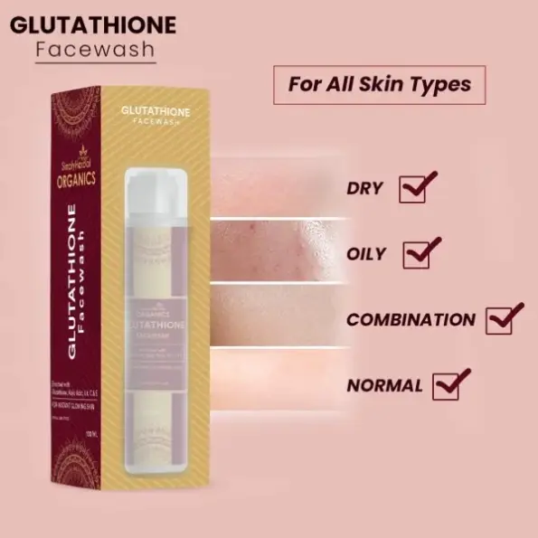 Simply Herbal Glutathione Face Wash | Pigmentation Face Wash | Facewash  with Vitamin C & E,