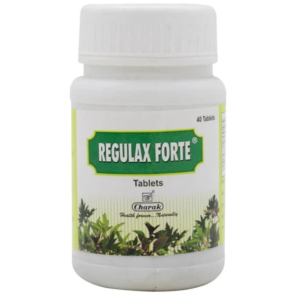 Regula Plus Charak Pharma Regulax Forte Tablet - 40 Tablets