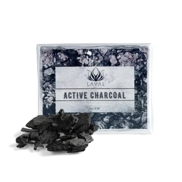 laval charcoal soap | 100grm activated charcoal absorb impurities and ...
