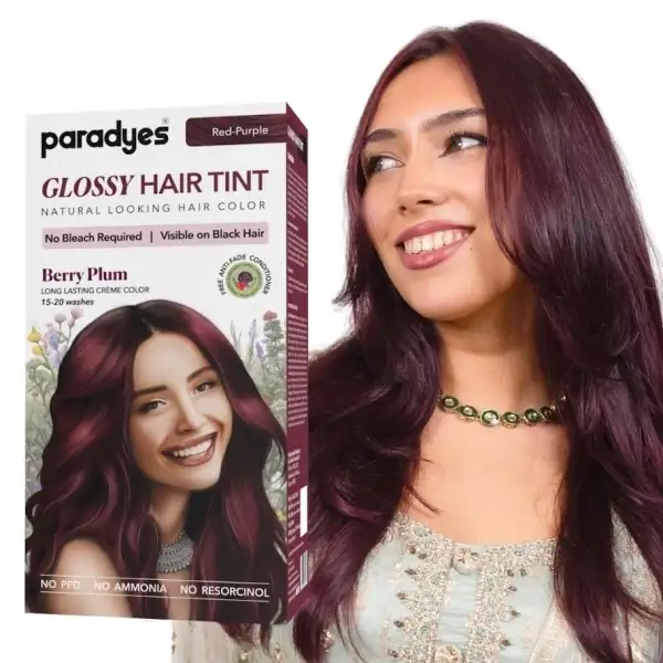 Paradyes No Bleach Berry Plum Glossy Hair Tint