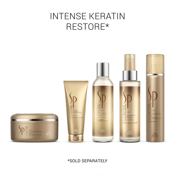 Shampoing Wella System LuxeOil L1 Keratin Protect - 200ml - Hydratation Et Nutrition