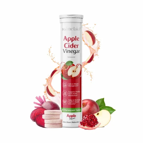 Sainebio Appetite Suppressants Apple Cider Vinegar Effervescent Tablets ...