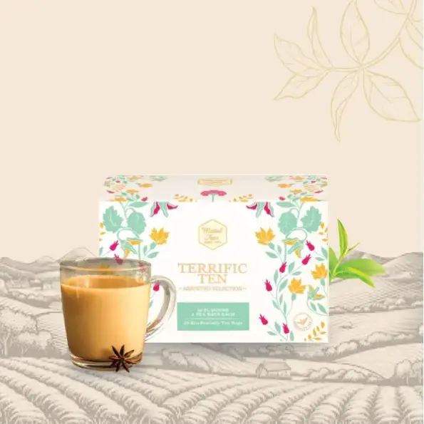 Mittal Teas Terrific Ten Assorted Teas Sampler 20 Premium Tea Bags (2 ...
