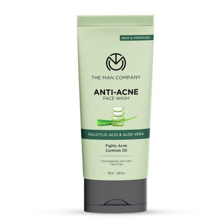 The Man Company Anti Acne Face Wash For Man with Salicylic Acid & Aloe Vera, 100 ml