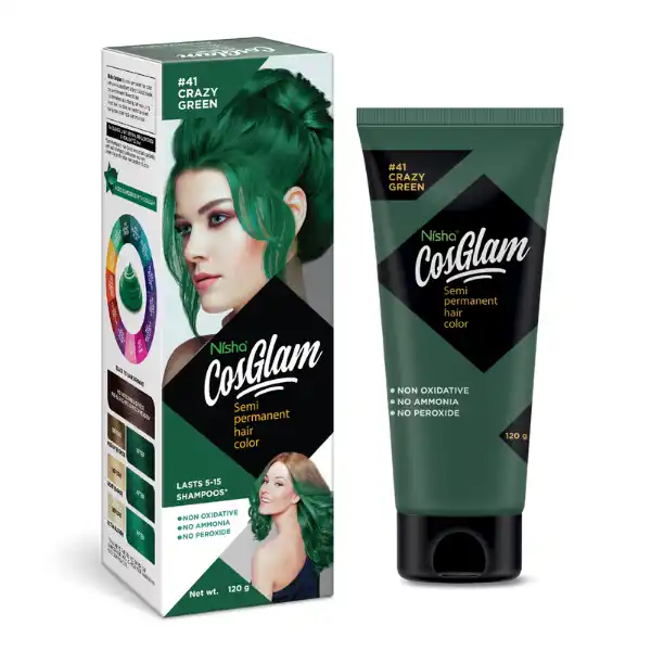 Nisha Cosglam Semi Permanent Hair Color, PPD & Ammonia Free Hair
