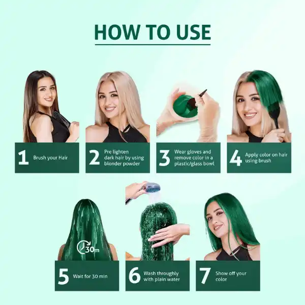 Nisha Cosglam Semi Permanent Hair Color, PPD & Ammonia Free Hair