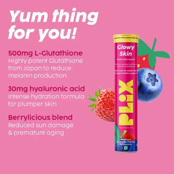 glutathione supplement plix Comment GLOW to get the product link .., @myplixlife , Pamper your skin with our daily drinkable healthy skin supplement- Glow Skin , Infused with a powerful blend of Glutathione, Hyaluronic, is there any side effects