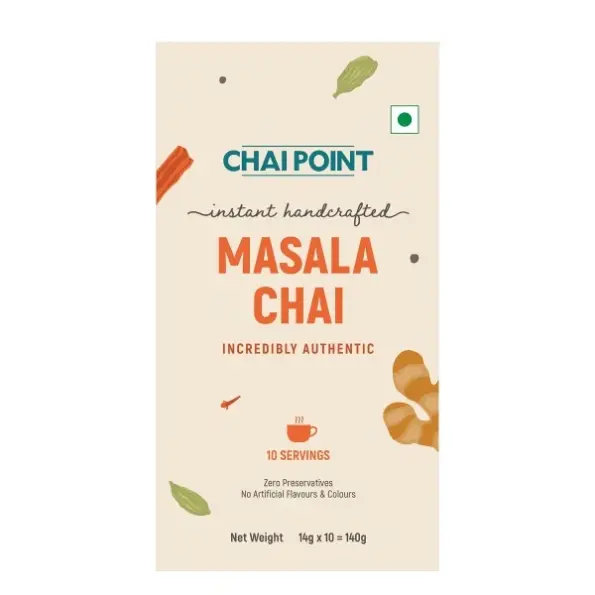 CHAI POINT Instant Masala Black Tea Bags Incredibly Authentic, Masala ...