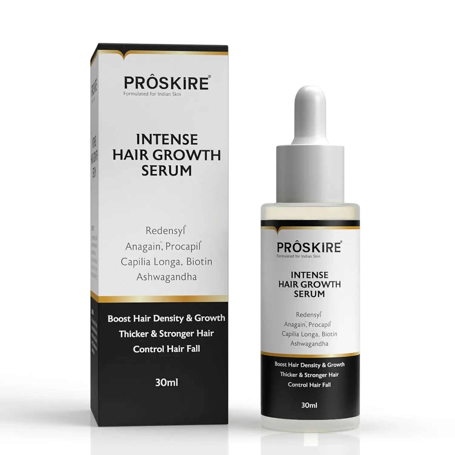 Proskire Intense Hair Growth Serum with Redensyl, Anagain