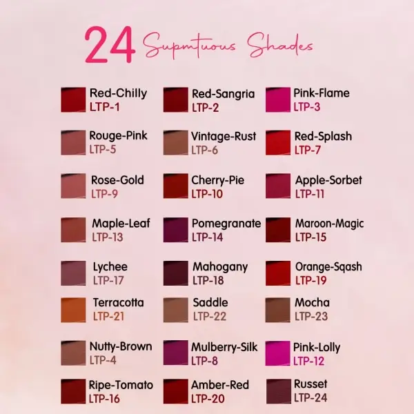 COLORESSENCE Lipstay Transferproof Liquid Lipstick - LTP-16, 4 ml