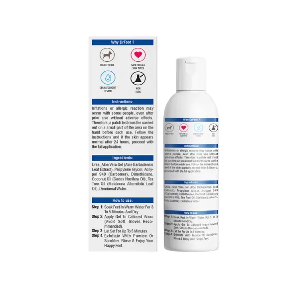 Dr Foot Callus Remover Gel Helps to remove Calluses Corns - 100ml Price in  India - Buy Dr Foot Callus Remover Gel Helps to remove Calluses Corns -  100ml online at