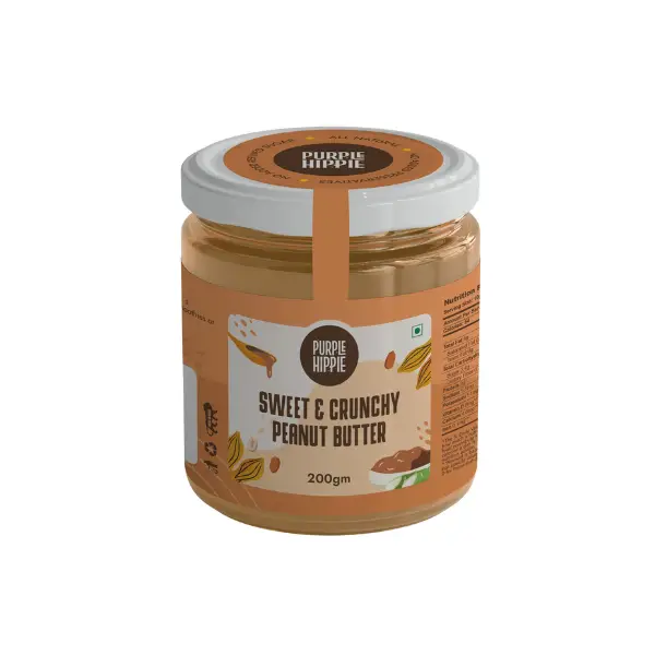 Sweet & Crunchy Peanut Butter 200g - Pack of 2