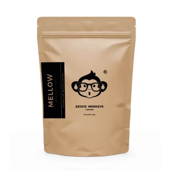 Estate Monkeys Mellow Arabicas of Coorg, Signature Blend Coffee, 200g Pack, ESMMELLOW200-1-1.webp, ESMMELLOW200 1 1