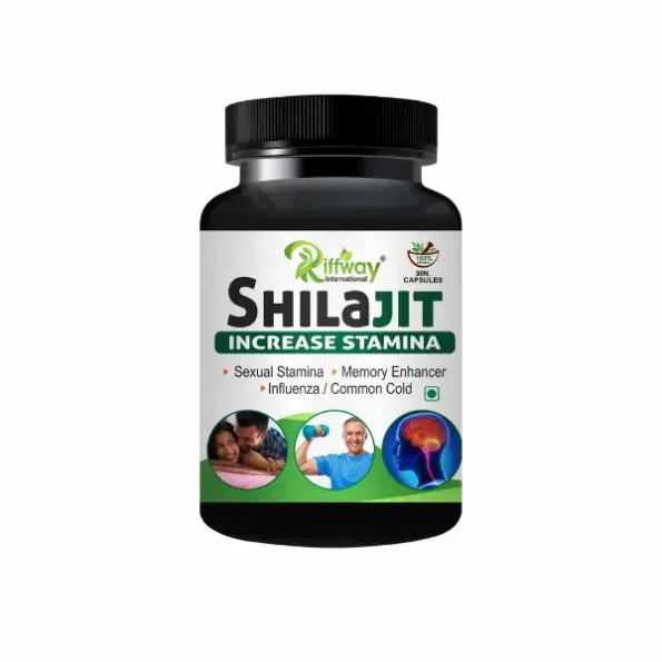 Riffway Shilajit Herbal Capsules 30 Capsules available on Herbkart