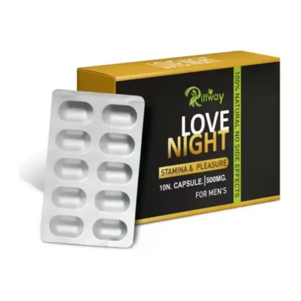 Love Night Sexual Capsules For Improve Sexual Stamina, Power and Performance, 30 Capsules